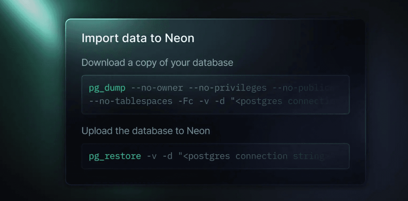 The Easiest Way to Migrate Your Postgres Database to Neon